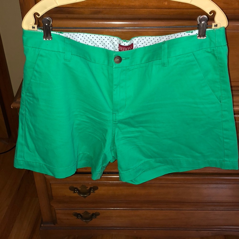 NWOT green shorts